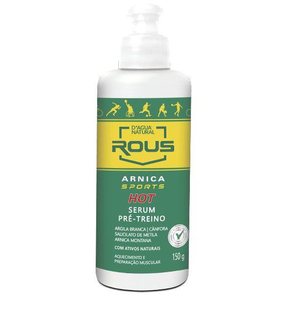 ROUS ARNICA SPORTS HOT SERUM PRÉ-TREINO 150G