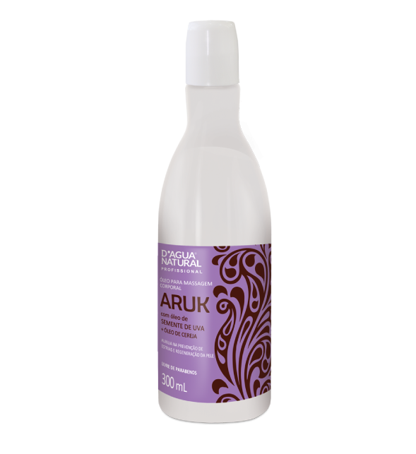 ÓLEO ARUK SEMENTE DE UVA E CEREJA 300ML