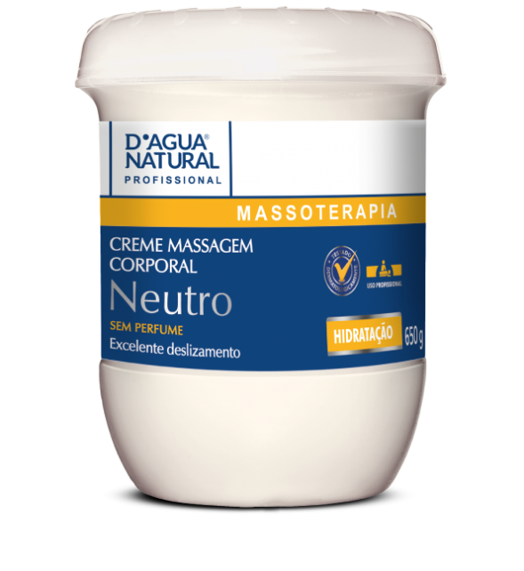 CREME DE MASSAGEM NEUTRO 650G
