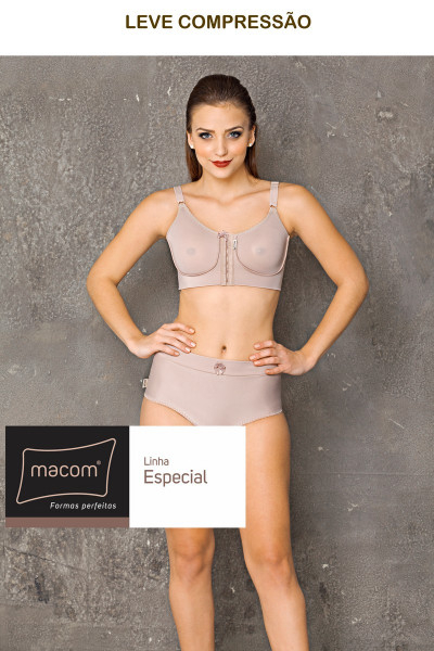 SUTIÃ COM FECHAMENTO FRONTAL 1002B LINHA ESPECIAL BEGE