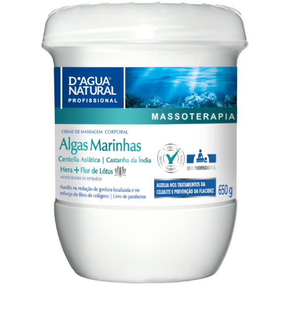 CREME DE MASSAGEM ALGAS MARINHAS COM NOVO BLEND DE EXTRATOS